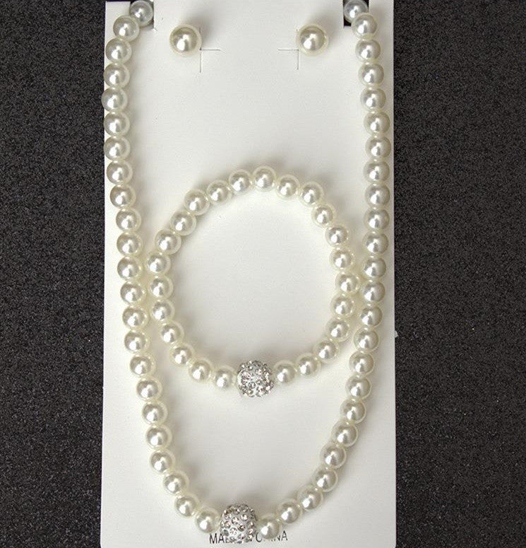 Conjunto de Collar de perlas