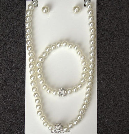 Conjunto de Collar de perlas